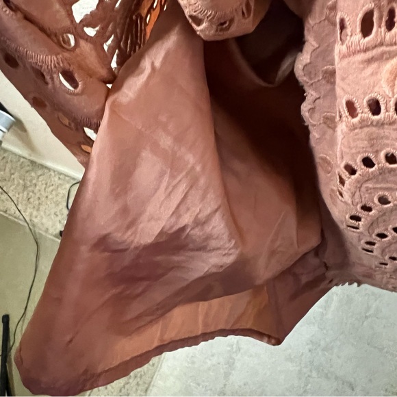 J. Crew Delaney Eyelet Blush Flare Tunic Dress Black Label - Size 6 - Picture 12 of 13